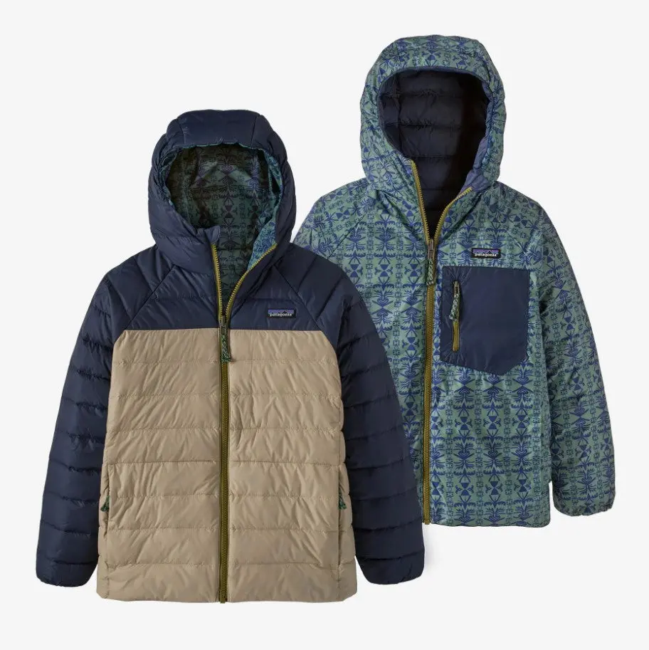 Kids' Reversible Down Sweater Hoody 1