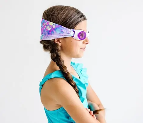 Kids Pastel Swirl Swim Goggles 2