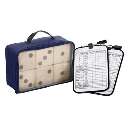 Giant Wooden Lawn Dice 2
