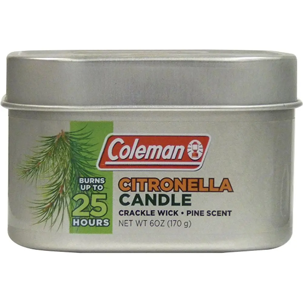 Pine Scented Citronella Tin Candle 1
