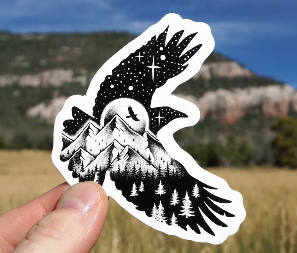 Fly High Bird Sticker 1