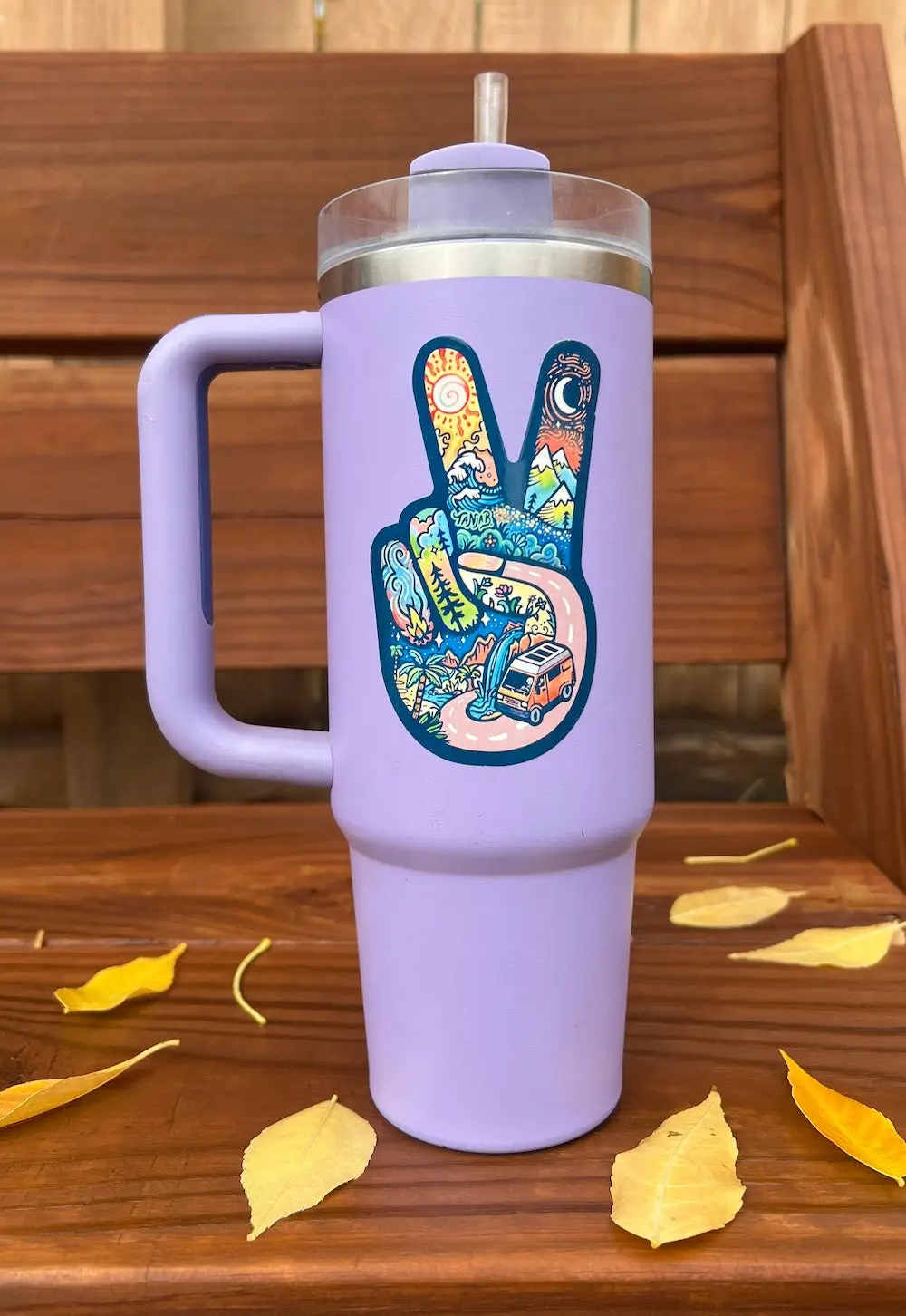 Peace Hands Sticker 1