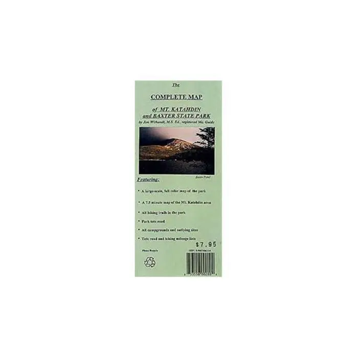 Complete Katahdin & Baxter Map 1