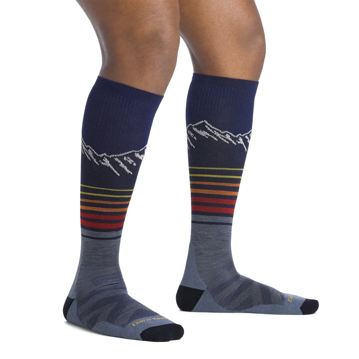 Men's Steep Lines Over-The-Calf Lightweight Ski & Snowboard Sock 2
