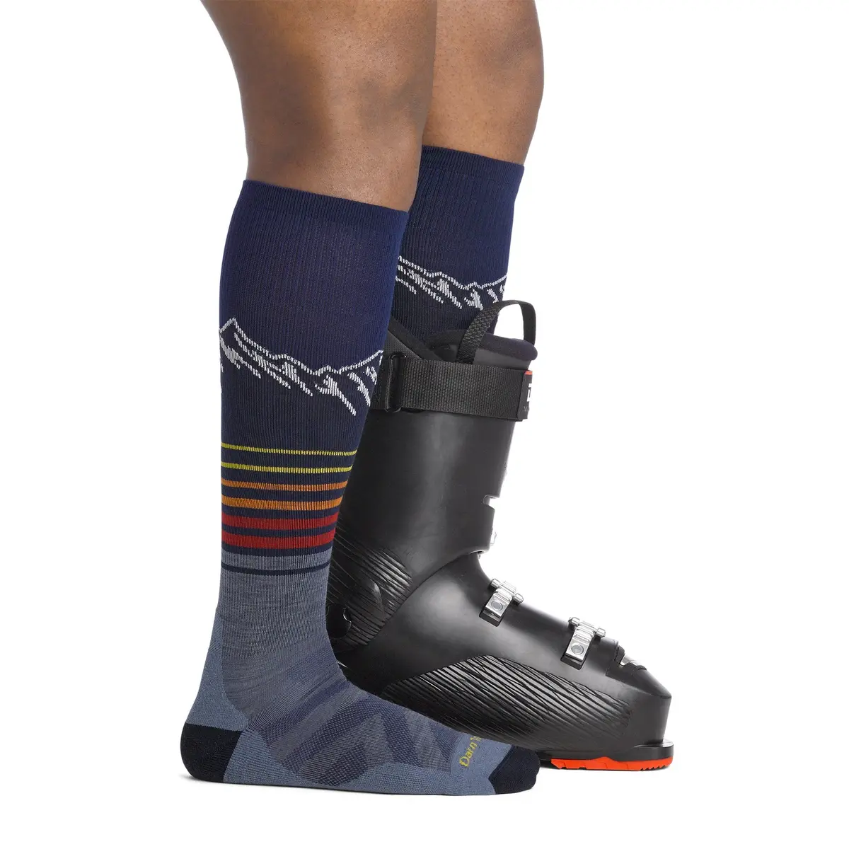 Men's Steep Lines Over-The-Calf Lightweight Ski & Snowboard Sock 3