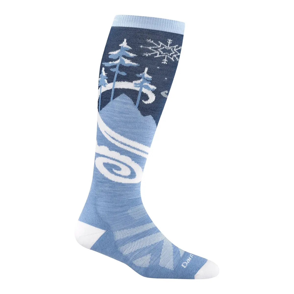 Women's Swirlwind Over-The-Calf Lightweight Ski & Snowboard Sock 1