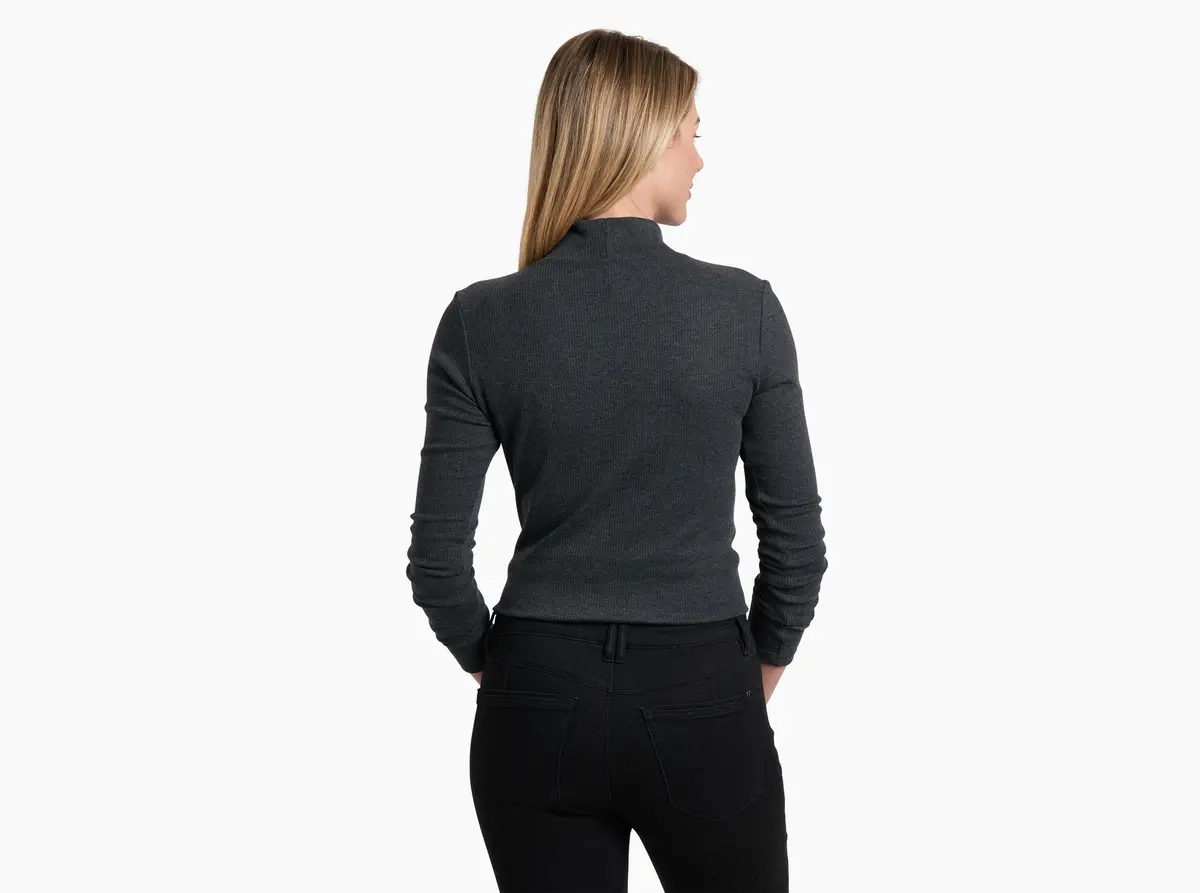 Women's Verona Rib Ls Shirt 2