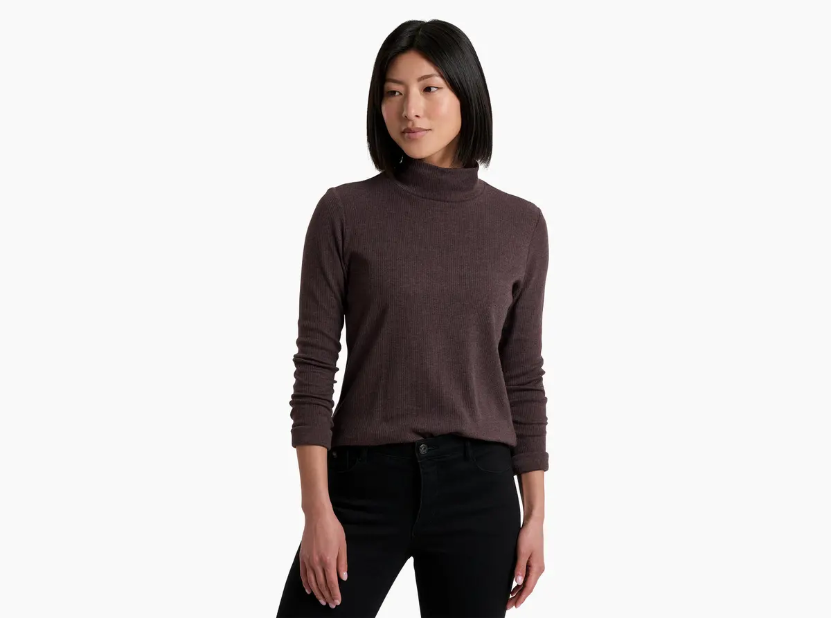Women's Verona Rib Ls Shirt 1