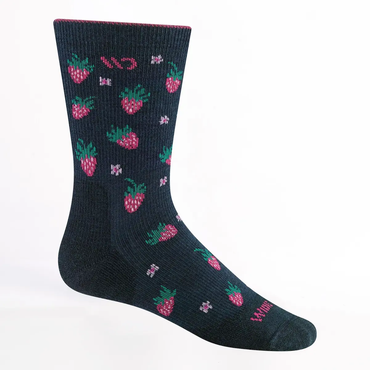 Women's Strawberry Fields Cushioned Midweight Crew Sock 1