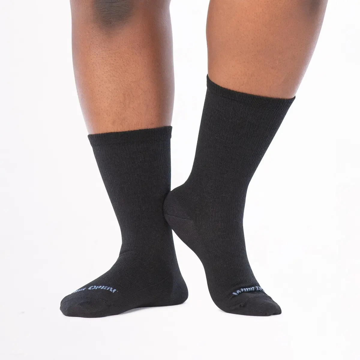 Women's Solid Basic Lightweight Crew Socks 2