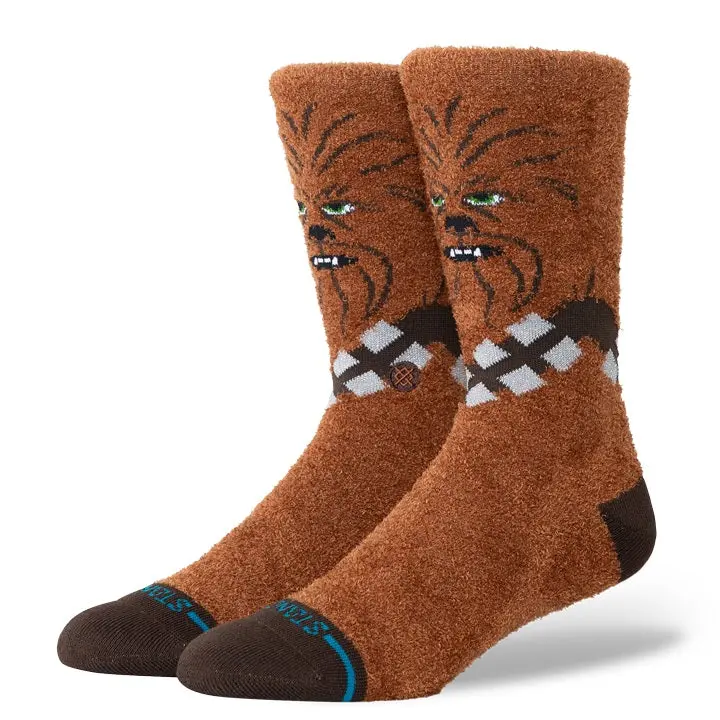 Star Wars X Stance Poly Fuzzy Chewie Crew Socks 1