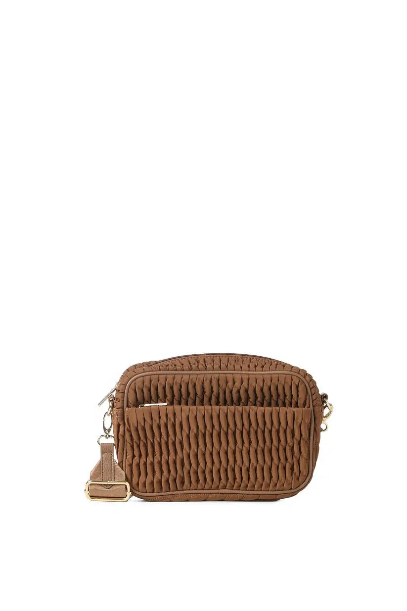 Noa Walnut Cargo Camera Crossbody Bag 1
