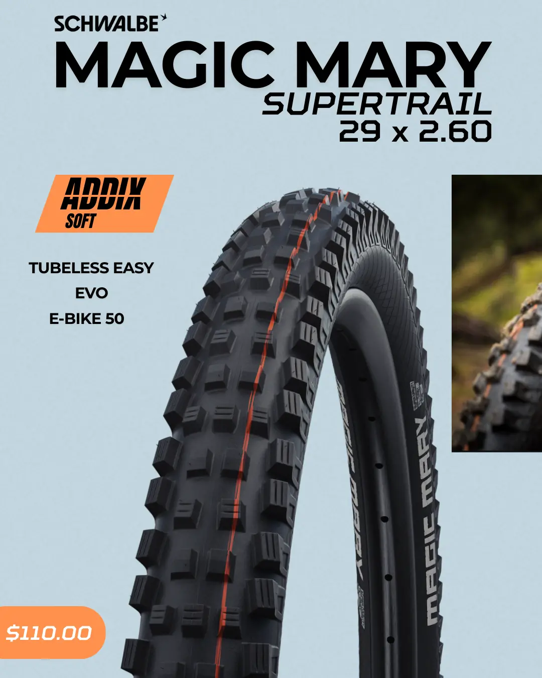Llantas Schwalbe Magic Mary Supertrail Soft 29X2.60 1
