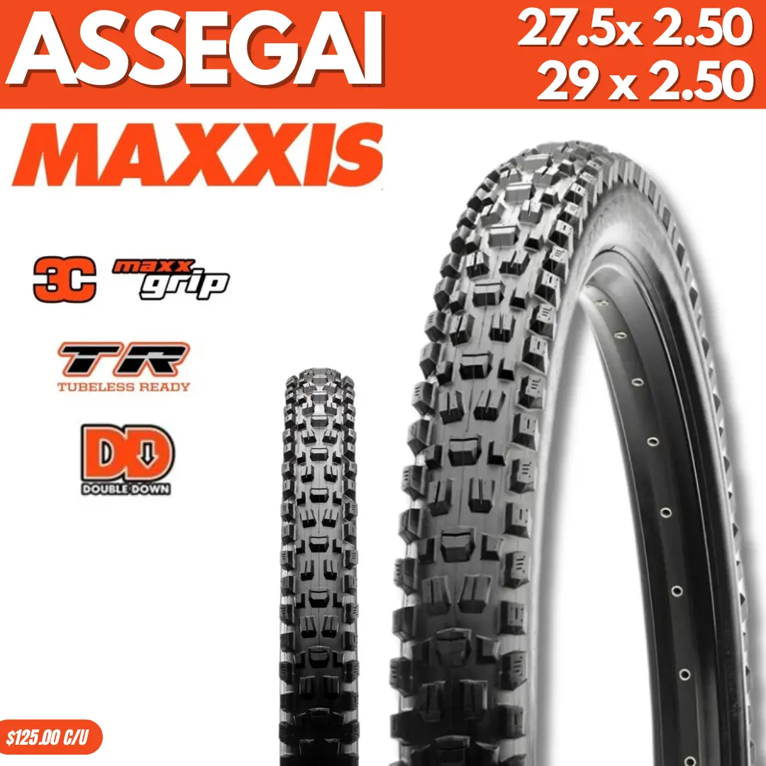 Llantas Maxxis Assegai Double Down 3Cmaxgrip Tb 29 Y 27.5 1
