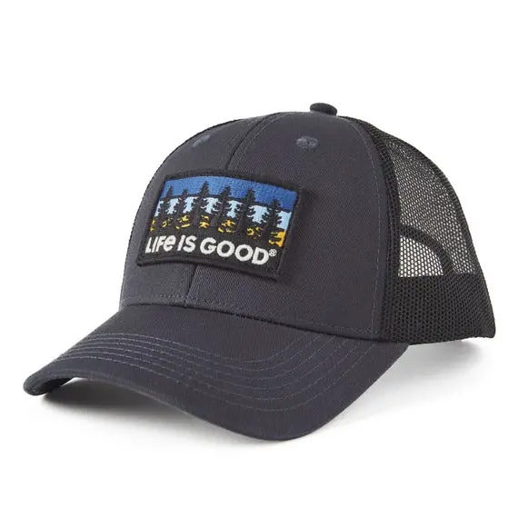 Adult Unisex Tree Patch Hard Mesh Cap 1