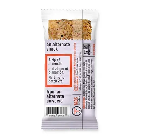 Almond Agave & Cinnamon Bar - 1Pk 2
