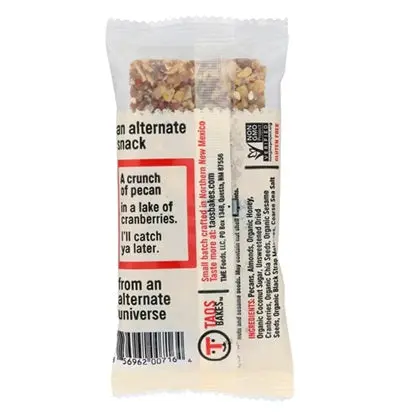 Caramel Pecan & Cranberries Bar - 1Pk 2