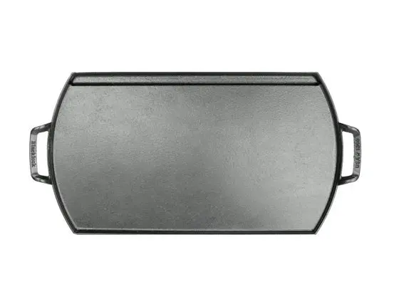 Blacklock Triple Seasoned Cast Iron Double Burner Griddle 2