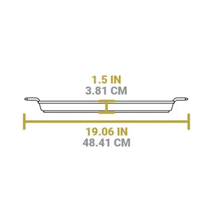 Seasoned Cast Iron Baking Pan - 15.5 X10.5In 2