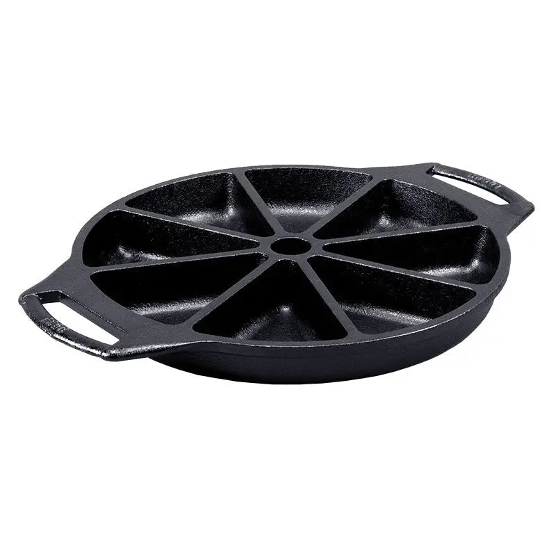 Seasoned Cast Iron Wedge Pan 1
