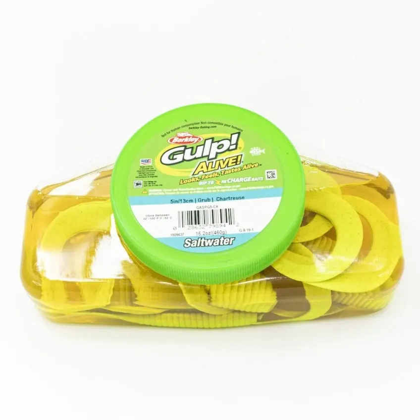 Gulp! Alive! Saltwater Swimming Mullets - (5 Inch Pint Tub) 1