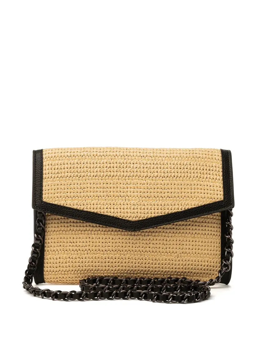 Beth Raffia Clutch 1