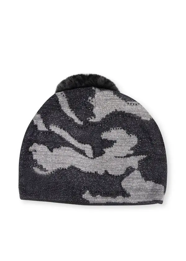 Faux Pom Beanie 1