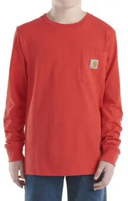 Boys' Long-Sleeve Graphic Pocket T-Shirt 1