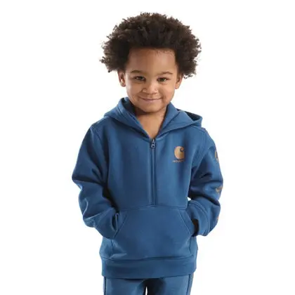 Toddler Long-Sleeve Half-Zip Sweatshirt 1