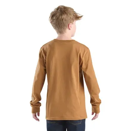 Youth Long-Sleeve Graphic Pocket T-Shirt 3