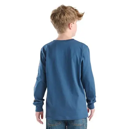 Youth Long-Sleeve Graphic Pocket T-Shirt 3