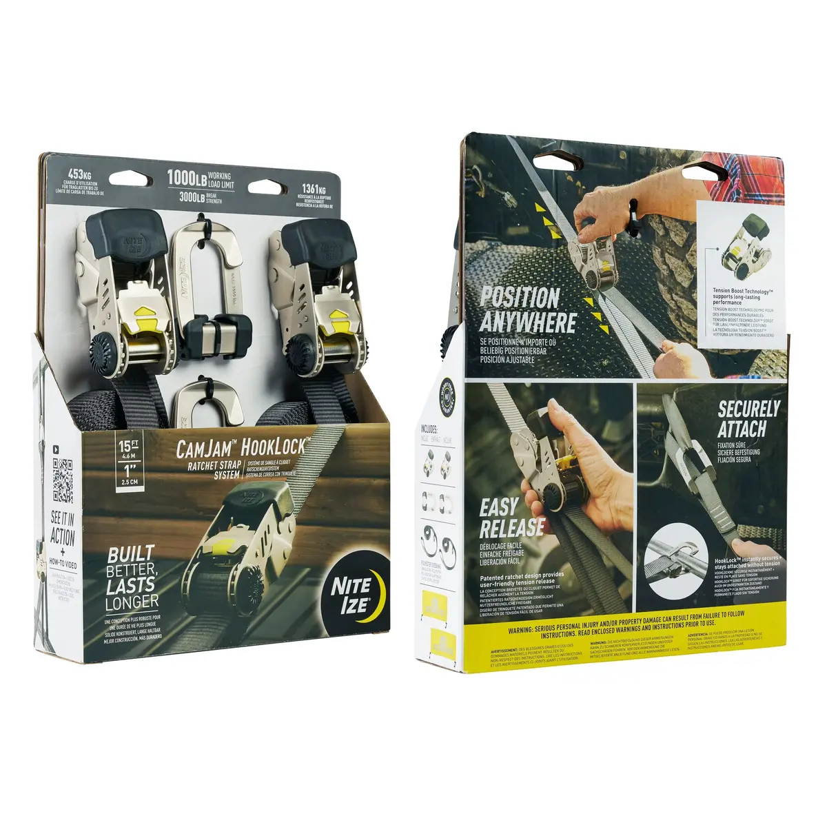 Camjam Hook-Lock Ratchet Strap System - Large 1