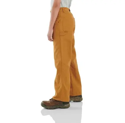 Boys' Loosefit Canvas Flannel-Lined Pant 3