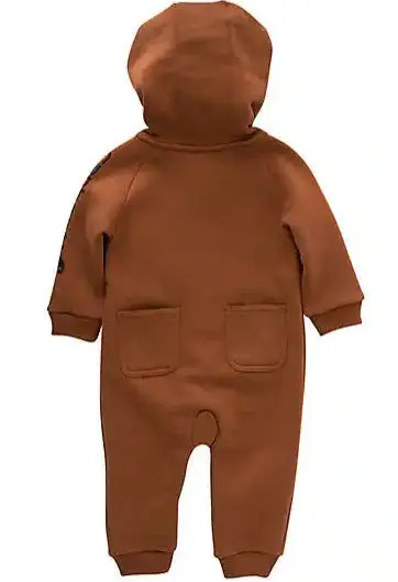 Infant Boys' Long-Sleeve Fleece Zip Front Coverall 2