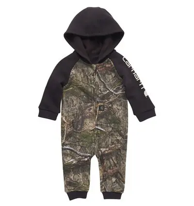 Toddler Long-Sleeve Zip-Front Hooded Camo Coverall 1