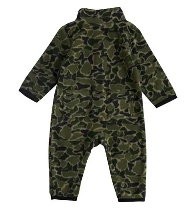 Toddler Long-Sleeve Zip-Front Printed Sherpa Coverall 2