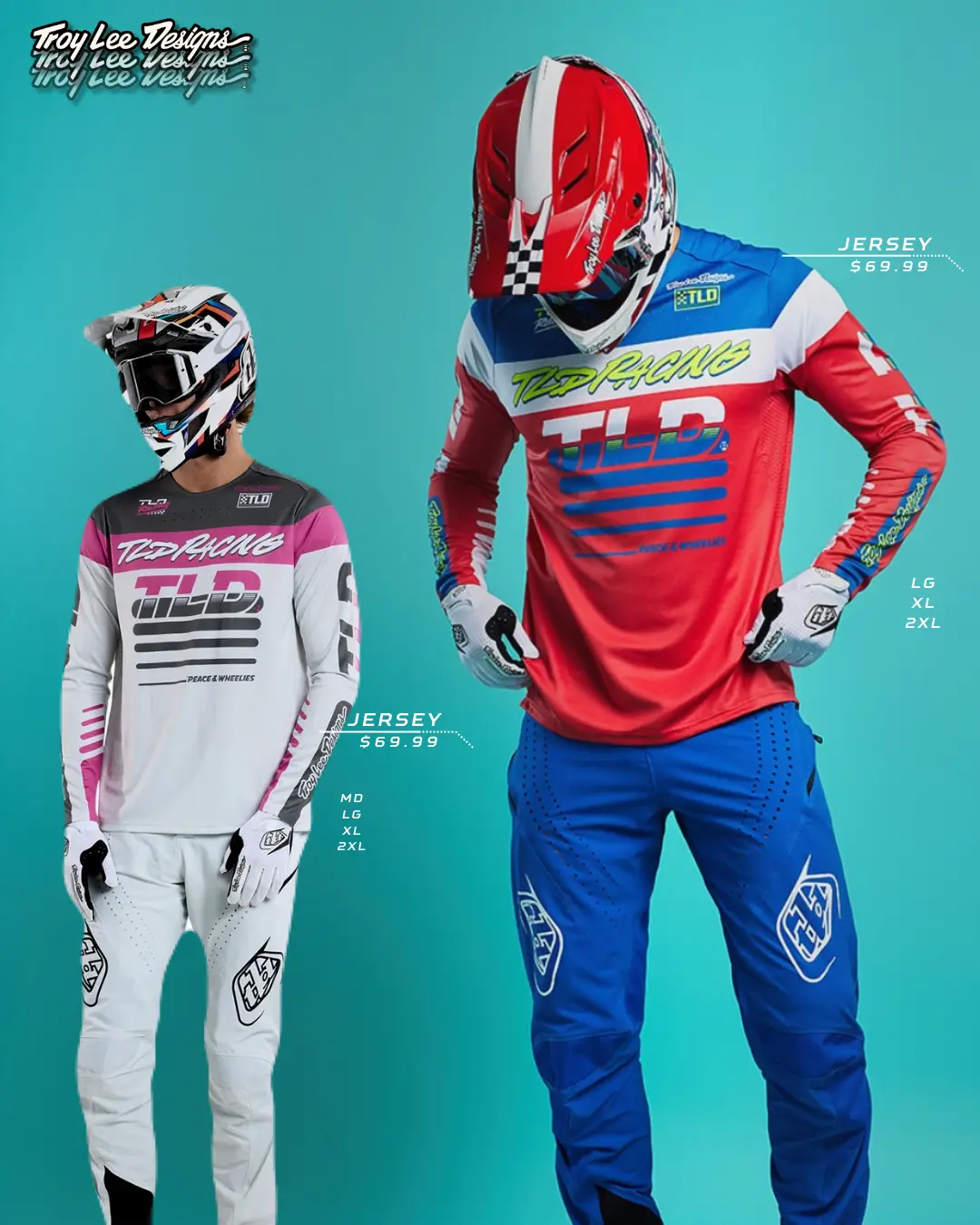 Jerseys Troy Lee Designs Sprint Fifty-50 Fiery 2025 1