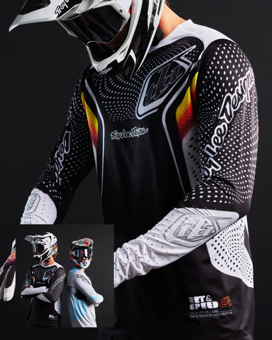 Jerseys Troy Lee Designs Sprint Y Se Ultra Optic 2025 1