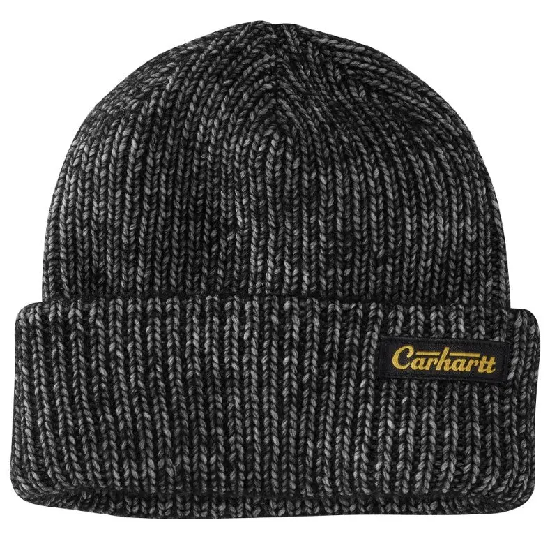 Rib Knit Carhartt Patch Beanie 1