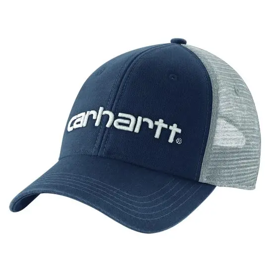 Canvas Mesh-Back Logo Graphic Cap 1