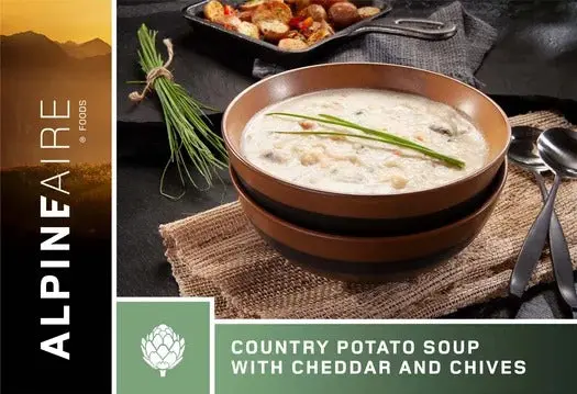 Country Potato Soup With Cheddar And Chives 1