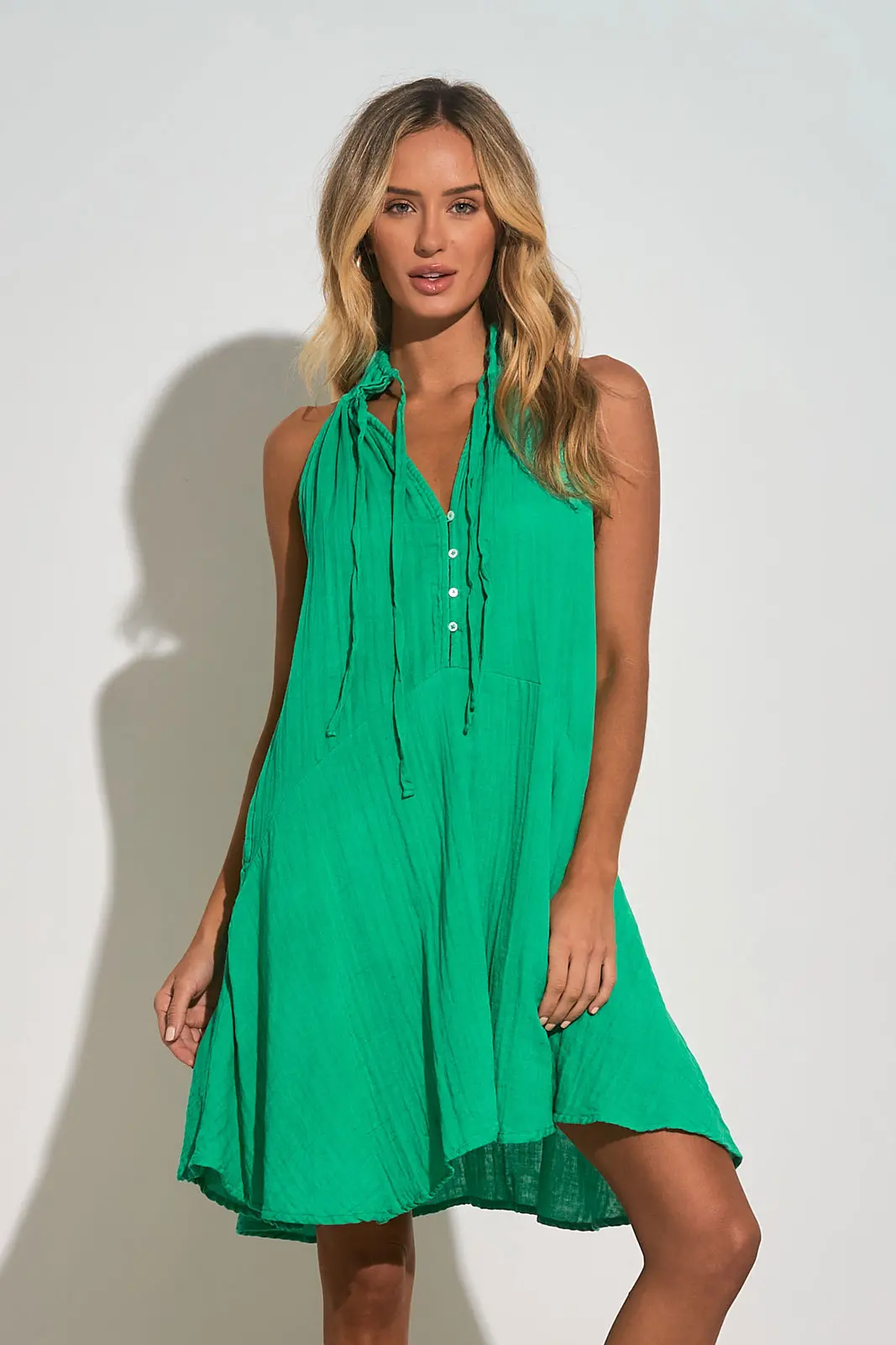 Women's V-Neck Short Dress 1
