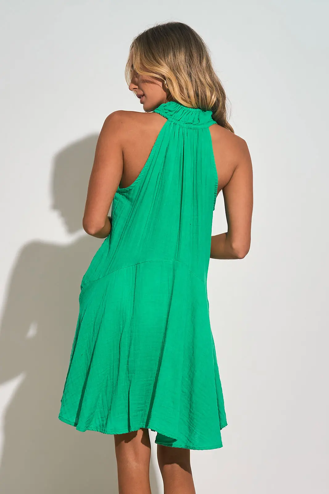 Women's V-Neck Short Dress 2