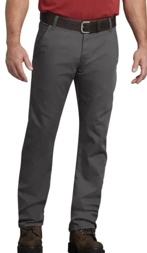 Men's Flex Regular Fit Straight Leg Tough Max Duck Carpenter Pants 1