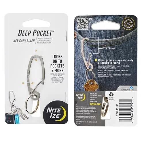Deep Pocket Key Carabiner 1