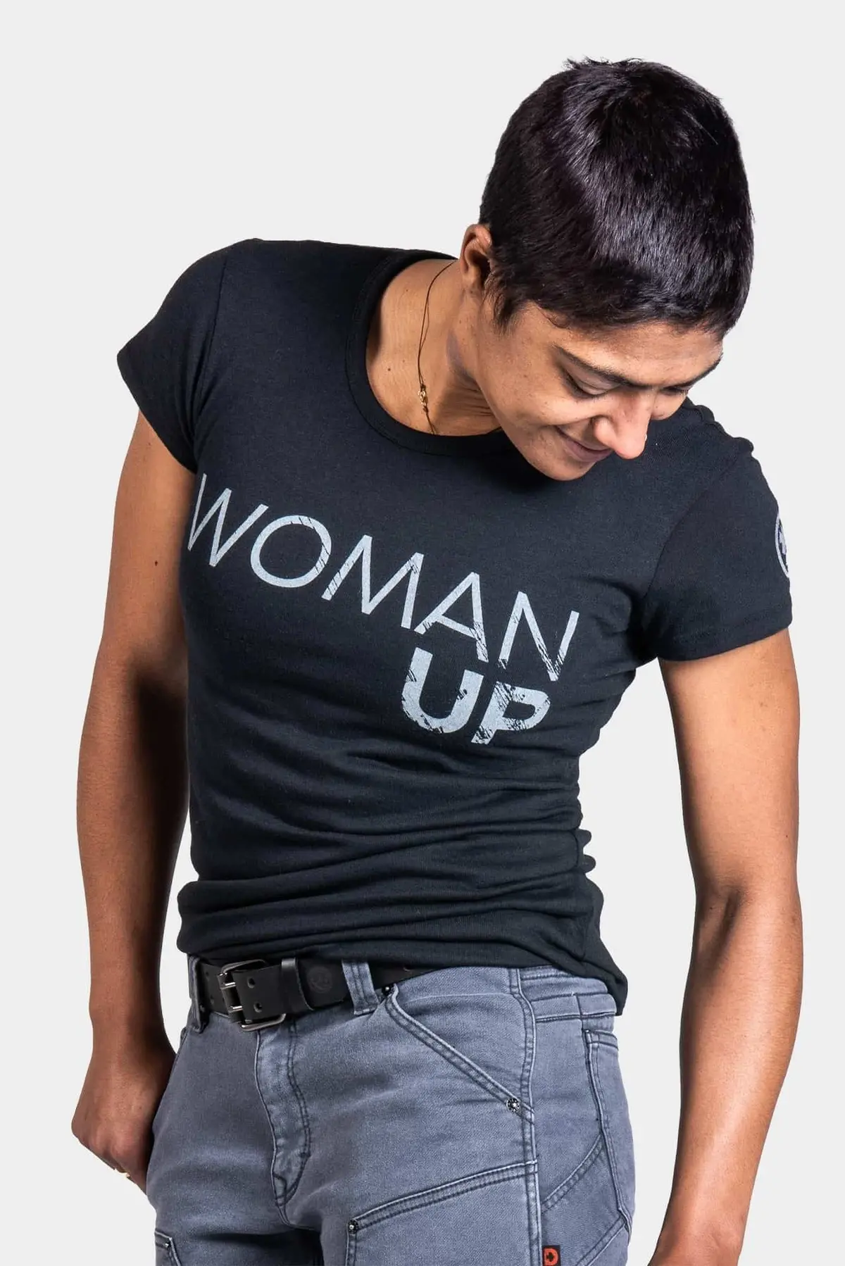 Women's Graphic Crew - Woman Up 1