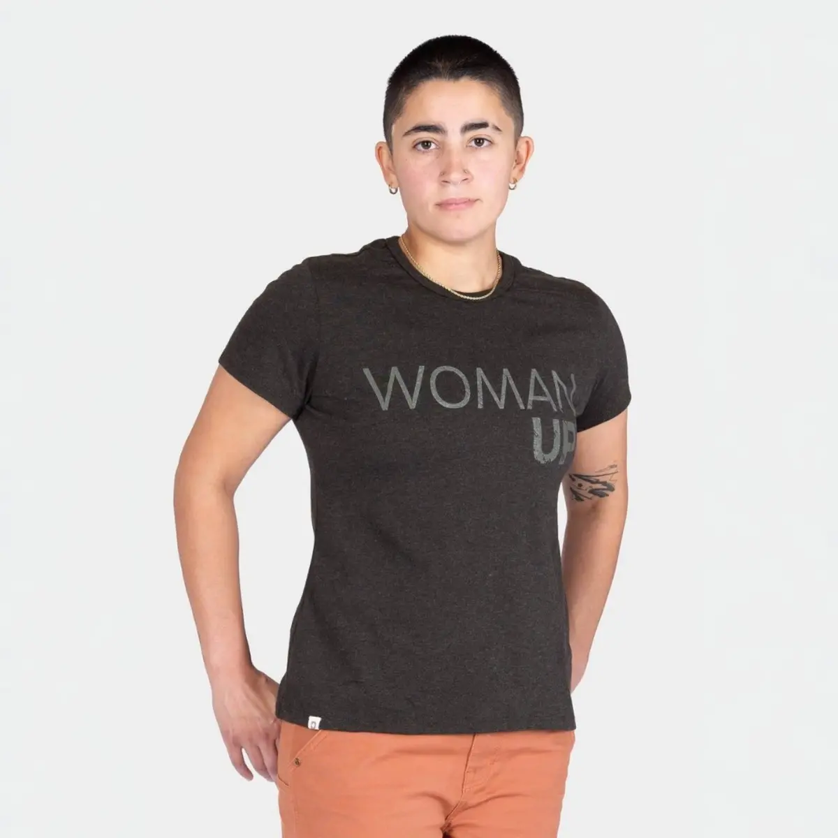 Women's Go To Woman Up Graphic Work Tee 1