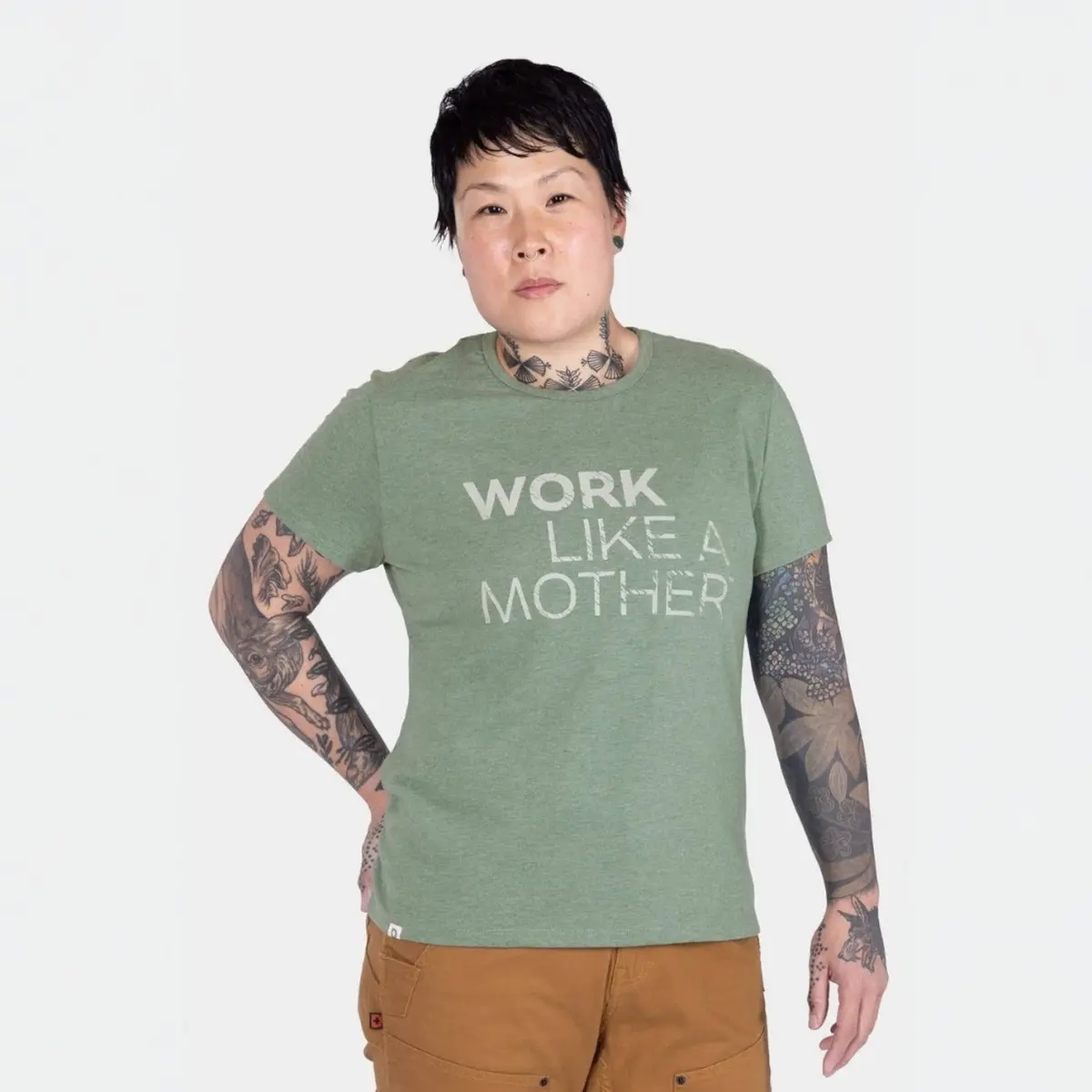 Women's Go To Work Like A Mother Graphic Work Tee 1