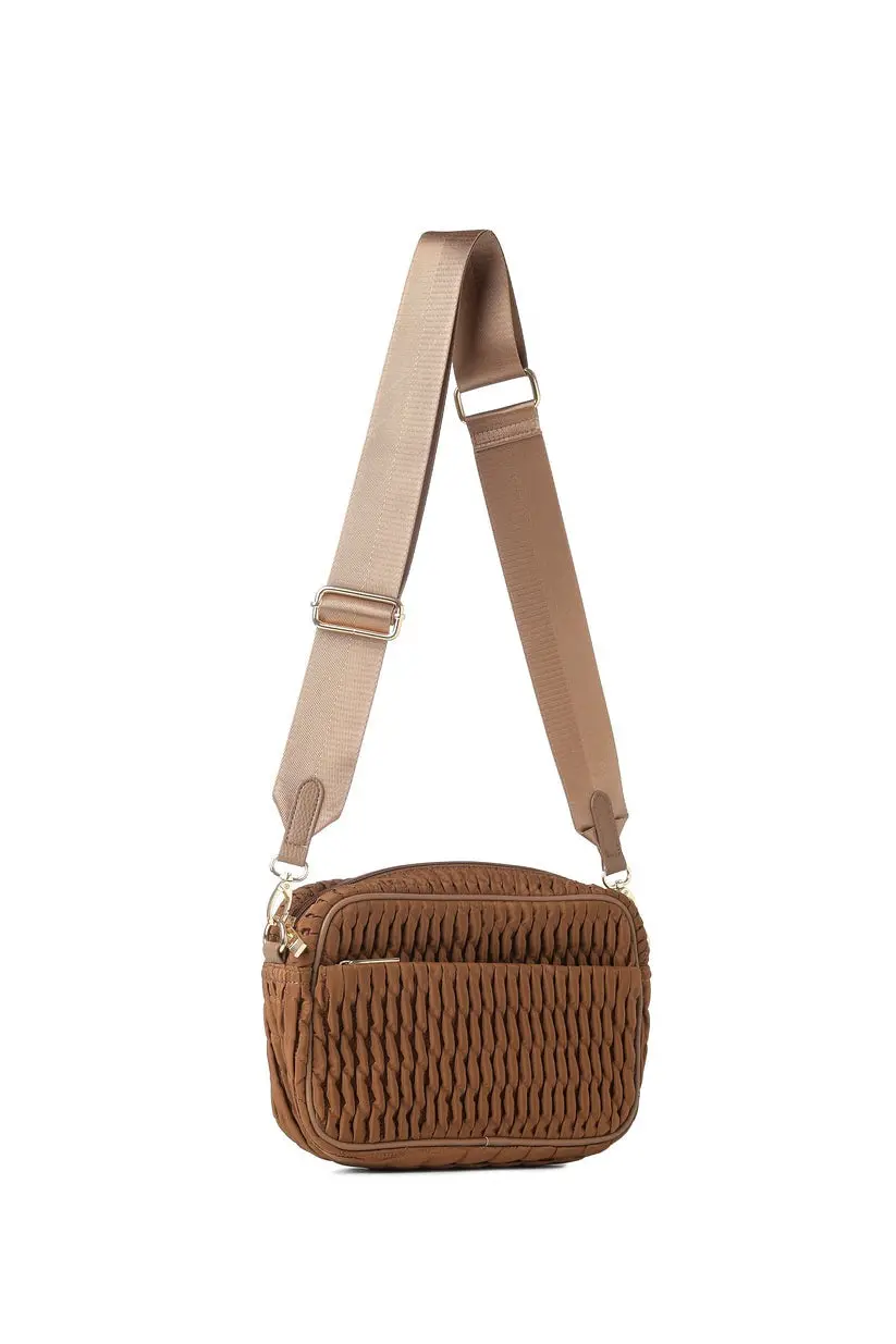Noa Walnut Cargo Camera Crossbody Bag 2