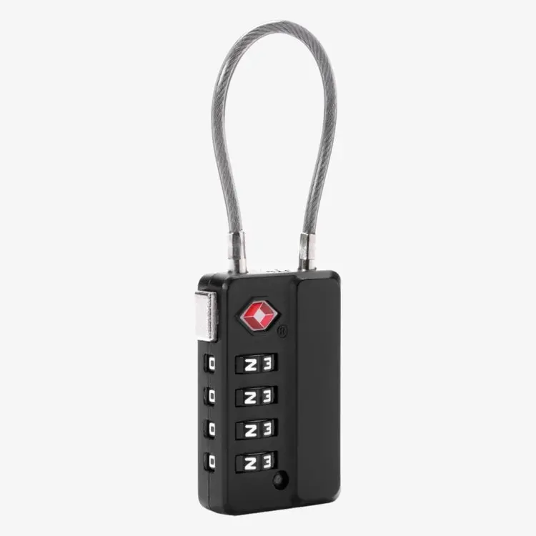 Cable 4-Dial Tsa Lock 1
